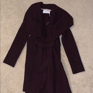 Harris Wharf London Belted Blanket Coat